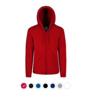 SUDADERA CAPUCHA, CANGURO Y CIERRE UNISEX ADULTO COLORES EEG